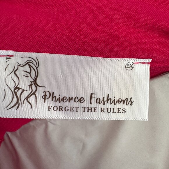 Phierce Fashions - Button Down Tunic Top - Pink - 2x - - Picture 4 of 12